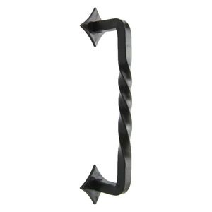 Poignée de porte de style industriel en métal noir, robuste, pour porte, fenêtre, portail - Product Image 6