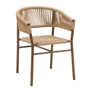 (E7110) เก้าอี้รับประทานอาหารหวาย PE สำหรับกลางแจ้งสไตล์โมเดิร์น - Product Image 1