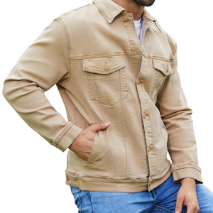 Vestes pour hommes, nouvelle veste en denim de coton, veste décontractée pour hommes, vente en gros d'usine, denim de haute qualité, veste en denim slim tendance pour hommes, Haus Industries - Product Image 3