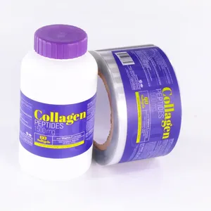 Etiqueta Autoadhesiva Multicapa para Cosméticos con Código de Barras, Plegable, para Folletos de Medicamentos, Etiqueta de Doble Capa con Logotipo - Product Image 1