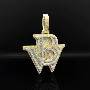 Pendentif Hip Hop Trap personnalisé en acier inoxydable avec un aspect de diamant CZ - Product Image 1
