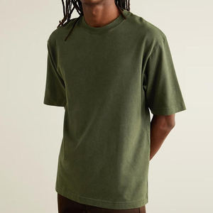 T-shirts personnalisés délavés à chaud, style vintage, effet délavé à l'acide minéral, coupe oversize, pour hommes - Product Image 3