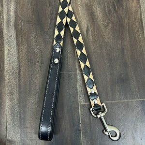 Correa de cuero a cuadros para perros y gatos, Juego de 3 piezas, diseño personalizado con materiales ecológicos OEM ODM para pasear perros - Product Image 5