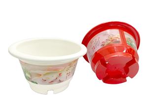 Pot de plante en plastique en forme de cloche solide durable léger facile à nettoyer adapté aux herbes fleurs verdure et plantes d'intérieur - Product Image 4