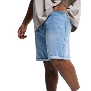 Shorts en jean pour hommes de haute qualité, vente en gros, été, logo personnalisé, service OEM, solide, séchage rapide, décontracté - Product Image 1
