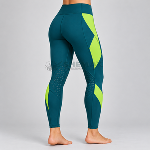 Pantalons d'équitation haut de gamme pour femmes, dotés d'un tissu résistant, d'une forme ergonomique et d'un ajustement confortable pour les actives. - Product Image 3