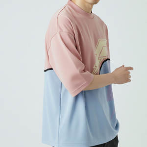 Camiseta Premium para Hombre, Corte Cuadrado, Tejido Grueso y Estructurado, Hombros Caídos, Estilo Urbano Moderno, Calidad Superior - Product Image 3