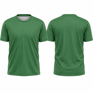 Camiseta de pickleball sublimada personalizada en negro y verde para hombre, manga corta, poliéster que absorbe la humedad, camisa deportiva tipo polo con diseño de puntos. - Product Image 4