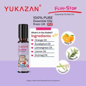 Yukazan Fluu Stop Huile Essentielle Roll-On pour Bébé 10ml Arôme Herbal Tous Types de Peau Meilleure Vente en Malaisie Qualité Premium - Product Image 4