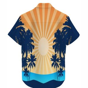 High Quality Sublimation <b>Shirts</b> Hawaiian <b>Men's</b> Breathable Summer Short Sleeve <b>T</b>-<b>shirts</b> Beach Holiday <b>Shirt</b> - Product Image 6