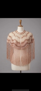 Blusa Vintage Bohemia para Mujer, Tejida con Tul, Parches Bordados, Borlas, Sin Mangas, Cuello Redondo, Corte Regular, Hecha a Mano con Cuentas - Product Image 2