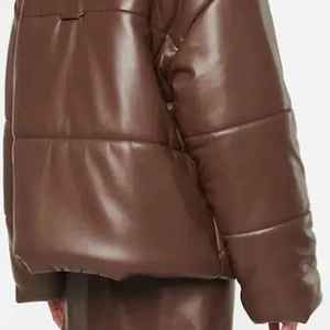 Genuine Leather Jacket Women Designer Puffer <b>Coat</b> Custom <b>Bubble</b> <b>Coat</b> Warm Stylish Casual Girls Winter Puffer Jacket Trendy - Product Image 6