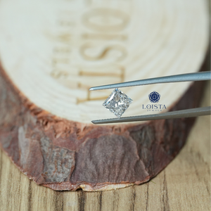 Diamant de laboratoire Loista, taille princesse, 1,76 carat, couleur G, certifié IGI, pour la fabrication de bijoux - Product Image 3