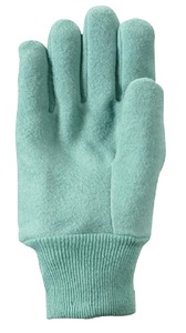 Guantes de trabajo de 24oz, verdes, de forro polar, con puño de punto, para trabajo pesado, cálidos y de seguridad, al por mayor - Product Image 3