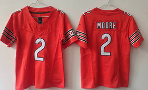 เสื้ออเมริกันฟุตบอลแบบใหม่ ดีไซน์ระบายอากาศได้ดี แขนสั้น ขายส่ง ผลิตในปากีสถาน โพลีเอสเตอร์ 100% ปรับแต่งได้ตามต้องการ OEM - Product Image 3