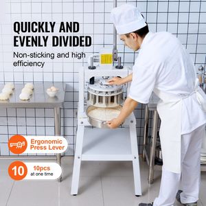 Set di 10 Divisori Manuali per Impasto, Arrotondatore e Divisore Uguale da 120-550g, Taglia Impasto a Pressione Manuale in Acciaio Inox 304 - Product Image 2