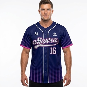 Custom <b>Baseball</b> Team Jersey Sublimation Print Lightweight Breathable Performance Sports Shirt OEM Manufacturing for Men Women - Product Image 1