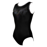 Justaucorps de danse et de gymnastique personnalisé en spandex pour adultes et jeunes filles, sans manches, haute qualité, pour l'entraînement, vente en gros