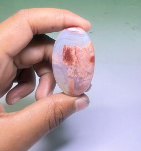 Cabochon en Agate Coton Naturel de Haute Qualité, Pierre Précieuse en Vrac pour la Fabrication de Bijoux - Product Image 4