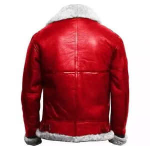 Nouvelle Veste en Cuir Tendance 2026 pour Homme – Blouson Moto Hiver Chaud en Polaire avec Fermeture Éclair – Manteau Slim en PU pour Motard - Product Image 5