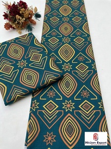 High Quality Rib Batik Brocade Medium <b>Weight</b> African Wax Print Ankara Cotton <b>Fabric</b> Custom Manufacturing OEM ODM Apparel Textile - Product Image 5