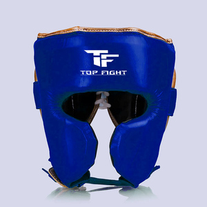 อุปกรณ์ป้องกันศีรษะสำหรับชกมวย Top Fight สีเขียว ทำจากวัสดุ PU ระบายอากาศได้ดี ปิดด้วยแถบตีนตุ๊กแก สำหรับผู้ใหญ่ ใช้สำหรับฝึกศิลปะการต่อสู้ - Product Image 6