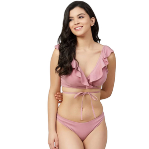 Top Trending Customized Women <b>Bikini</b> <b>Set</b> Hot Selling Two Piece <b>Triangle</b> <b>Bikini</b> <b>Set</b> - Product Image 1