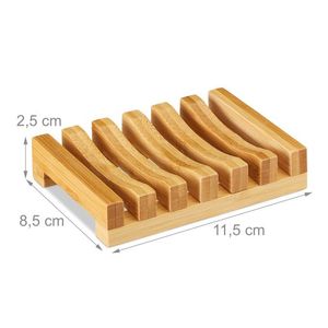 Wood Soap Holder With Self Draining Tray Customized For Hotel Home Handmade Wood Soap Dish Bathroom <b>Accessories</b> - Product Image 4