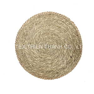 Luxury Seagrass Braided Placemat Handmade Woven <b>Table</b> <b>Mat</b> for Hotel Dining OEM Export Supplier Seagrass Placemat - Product Image 1