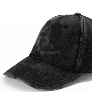 Casquette de baseball en jean délavé, 6 panneaux, réglable, unisexe, style vintage, couleur unie, en coton, pour adultes, usage décontracté - Product Image 5
