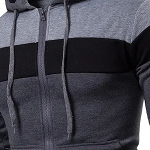 Mens Stylish Zipper Hoodies Minimalist <b>Zip</b> Up <b>Hooded</b> Sweatshirt Breathable Street Fashion Factory Wholesale Direct - Product Image 6