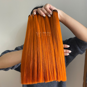 Extensiones de cabello liso de hueso de espejo naranja de donante único de cabello crudo vietnamita Premium puro HD Peluca de encaje teje y pelucas - Product Image 3
