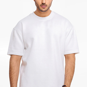 T-shirt de haute qualité pour homme, personnalisé, vintage, uni, 180 g/m², 100 % coton, surdimensionné, effet usé, hip-hop, séchage rapide, respirant - Product Image 6