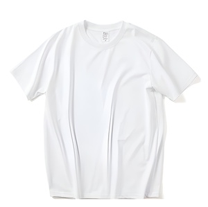 T-shirt Homme Col Rond 100% Coton 220 GSM Qualité Supérieure Personnalisé Délavé à l'Acide Impression Soie Coupe Classique Unie Vente en Gros - Product Image 5
