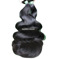 Perruque en dentelle noire de vison FH Vendor's, cheveux humains vierges Remy indiens, alignés sur les cuticules, ondulés naturels, extensions de cheveux naturels