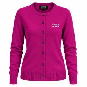 Women's Casual Knitted <b>Cardigan</b> <b>Sweater</b> Bulk Supplier Long Sleeve Button Up Ribbed Hem Soft Fashion Manufacturer Factory - Product Image 1
