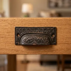 Tiradores de cajones de hierro con acabado mate de alta calidad para gabinetes de cocina, armarios, cómodas y herrajes disponibles para la venta - Product Image 2
