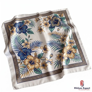 Premium Lightweight Square <b>Scarf</b> Custom Digital Print Soft Fabric Stylish Fashion Accessories Wholesale Orders OEM ODM - Product Image 1