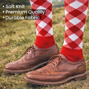 Wool Blend Knee High Scottish <b>Kilt</b> <b>Hose</b> Highland Dress Parade Performance Use Made - Product Image 6