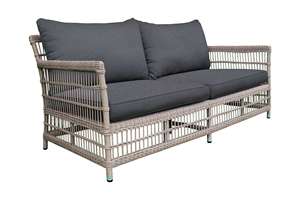 Conjunto de Sofás de Diseño para Exteriores con Estructura de Aluminio y Tejido de Poliratán - Product Image 2
