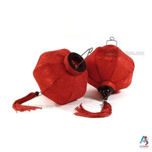 Factory Supply Round Silk Lanterns Vietnam Bamboo Frame Silk Lanterns Decorative Silk Lanterns For Home Decor - Product Image 4