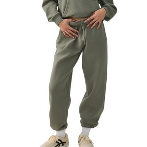 Pantalones Deportivos de Felpa Extra Grandes para Mujer, Cintura Alta, Algodón y Poliéster, Corte Holgado Informal, Pantalones Deportivos, Logotipo Personalizado OEM, Venta al Por Mayor - Product Image 4