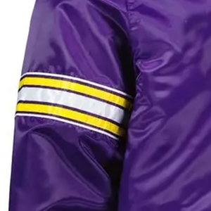 Chaquetas universitarias de satén para hombre hechas a medida de alta calidad, el mejor estilo con logotipo impreso, chaqueta con forro de nailon y cuello levantado - Product Image 5