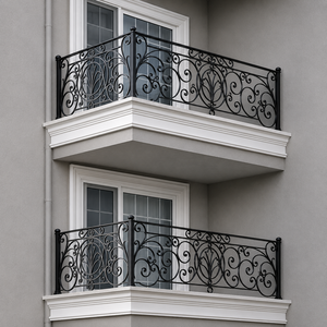 Encuentre impresionantes opciones de barandillas de hierro forjado hechas a mano que mejoran la seguridad de su hogar y ofrecen un atractivo exterior excepcional. - Product Image 4