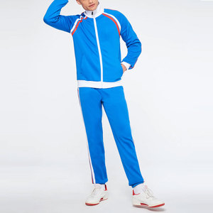 Men's Lightweight <b>Athletic</b> Tracksuit Set Full Zip Jacket and Matching Training Pants for Sports Fitness and Running - Product Image 2
