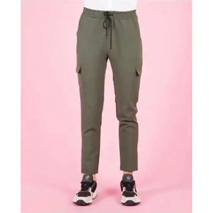 Double-Pockets Plus-Size Women Breathable Casual High-Waist Autumn Long Female Winter Fleece-Straight Trousers Pants With Laces - Product Image 5