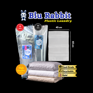 Reusable 15 Microns PP Polyprophene Laundry Plastic <b>Bags</b> Large 45 x 65 cm Made in Indonesia - Product Image 3