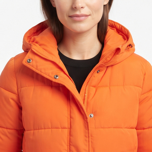 Chaqueta Acolchada Ligera y Cálida al por Mayor para Mujer, Abrigo de Plumón con Capucha para Invierno, Chaquetas de Plumón Estilo Urbano para Mujer - Product Image 4