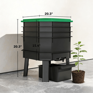 Composteur à vers de terre à 4 plateaux avec aérateur pour le compostage - Product Image 4