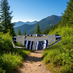 Sac banane de voyage en coton et chanvre avec design confortable pour la taille - Product Image 3